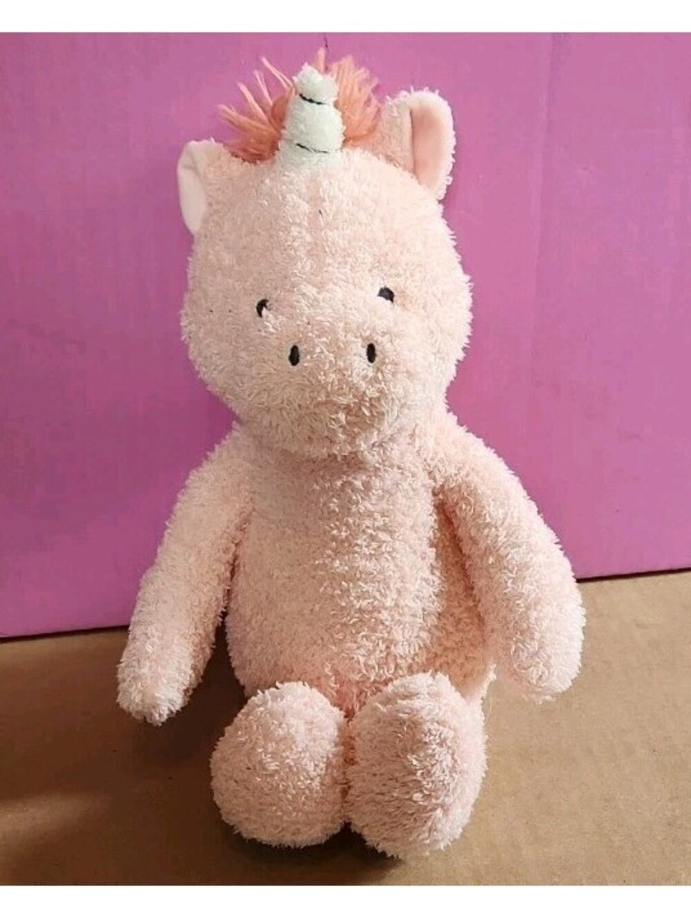 Cloud Island 12" Pink Unicorn Plush Stuffed Animal Baby Lovey Toy